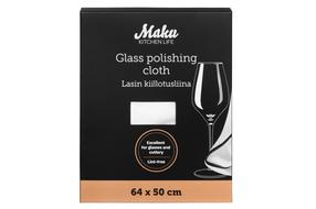 Тряпочка Maku Polishing 652365, белый цв./черный цв., микрофибра
