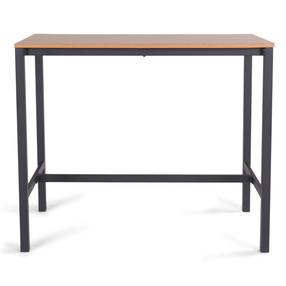Stalas Domoletti INARA, juoda sp./medžio sp., 120 cm x 60 cm x 100 cm