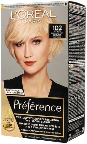 Matu krāsa L’Oréal Paris Preference, sydney krās., 102, 160 ml