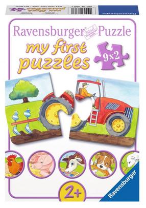 Puzle Ravensburger My First puzzle 07333, 18 cm x 10 cm, 18 gab., daudzkrāsaina