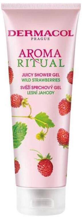 Kūno prausimosi želė Dermacol Aroma Ritual Wild Strawberry, 250 ml