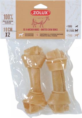 Skanėstas šunims Zolux Bone, karvės oda, 0.060 kg, 2 vnt.