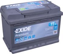 Akumuliatorius Exide Premium EA770, 12 V, 77 Ah, 760 A