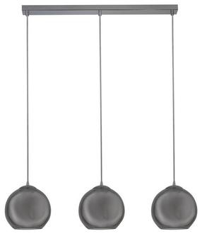 Šviestuvas kabinamas Searchlight Balls 1623-3SM, E27, 3 x 60 W, pilka sp. / chromo sp., 20 x 20 cm