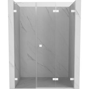 Dušas durvis Mexen Lunar-F Right, 145 cm x 200 cm, balta krās./rūdītais