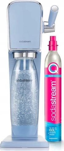 Gazuotų gėrimų gaminimo aparatas SodaStream Art Blue, žydra sp.