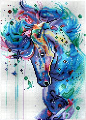 Алмазная мозаика Diamond Dotz Mystical Stallion, многоцветный
