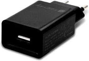 Зарядное устройство для телефона Techly IPW-USB-24BK, USB, черный цв.