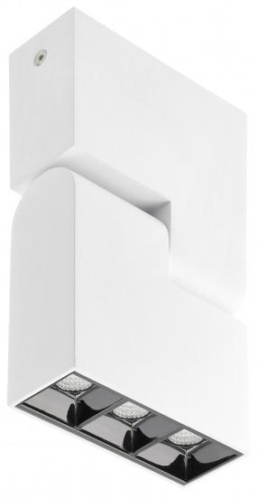 Šviestuvas lubų GTV Sierra LD-SRA08WB-NB, LED, 4000 °K, 1 x 8 W, balta sp. / balta sp.