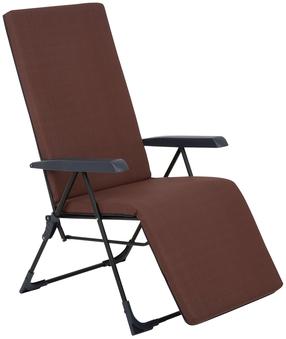 Lauko kėdė Patio Barletta Plus Black Edition H047-04PB, ruda sp./juoda sp., 81 cm x 59 cm x 104 cm