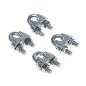 Lyno suspaudiklis Haushalt DIN741, cinkuota, metalas, Ø 0.6 cm, 4 vnt.