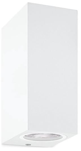 Išmanusis šviestuvas sieninis WiZ Up And Down Spotlight, GU10, 2200 - 6500 °K, 2 x 5 W, balta sp. / juoda sp.
