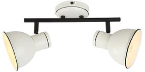 Valgusti lagi Candellux Zumba 92-72139, E14, 2 x 40 W, valge v. / valge v.