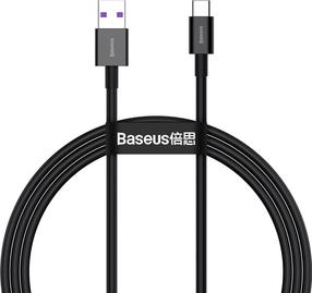 Kaabel Baseus BSU2667BLK, USB/USB Type-C, 100 cm, must v.