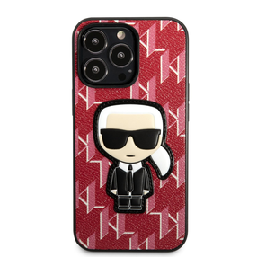 Telefona vāciņš Karl Lagerfeld Ikonik Case, sarkana krās., Apple