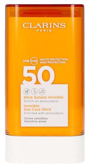 Средство для ухода за загаром для лица Clarins Invisible Sun Care SPF50, 17 мл