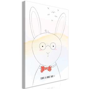 Reprodukcija Artgeist Greetings from Rabbit KR42, 20 cm x 30 cm