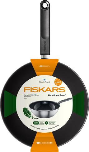 Cepšanas panna Fiskars Functional Form 1072313, Ø 28 cm, nerūsējošais tērauds