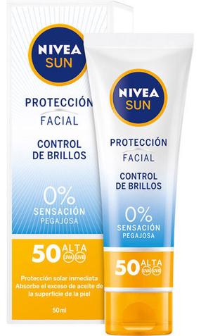 Krēms iedeguma kopšanai Nivea Shine Control SPF50, 50 ml