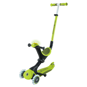 Laste tõukeratas Globber Go Up Deluxe Flash Lights, laim v.