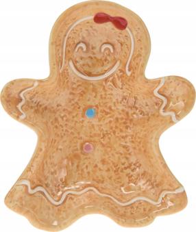 Сервировочное блюдо Home Styling Collection Cookie, 12.5 см x 15 см x 3.5 см, коричневый цв., керамика