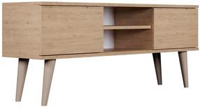 TV staliukas Kocot Kids Toronto, smėlio sp., 120 cm x 36 cm x 55.5 cm