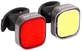Dviračių žibintas One S.Light 40 NF071601, plastikas, juoda sp., 2 vnt.
