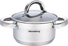 Puodas Klausberg KNFF3645, Ø12 cm, 0.5 l, sidabro sp.