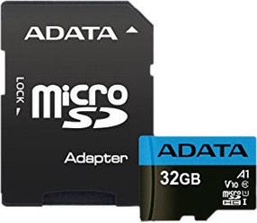 Карта памяти Adata Micro SDHC C10 Premier Adata, 32 GB, 85 Мб/с - 20 Мб/с
