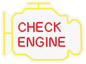 Dekoratsioon Neolia Check Engine LED-valgustusega, 30 cm, 40 cm, punane v./kollane v.