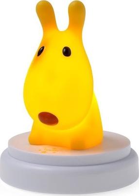 Naktinis šviestuvas Alecto Innocent Dog, geltona