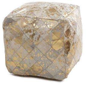 Pufas Kayoom Lavish 210, aukso sp./dramblio kaulo sp., 45 cm x 45 cm x 45 cm