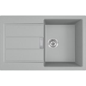 Кухонная мойка Franke Sirius Sirius 2 S2D 611-78 Urban Grey, тектонит, 78 см x 50 см x 20 см, серый цв.