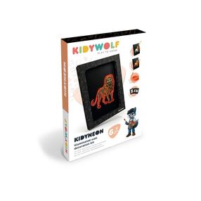 Loovkomplekt, pildid raamides KidyWolf KidyNeon Animals, mitmevärviline