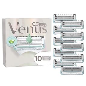 Skuvekļa asmenis Gillette Venus Satin Care Aloe, 10 gab