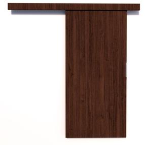 Durvis ADRK Pixi 76, bīdāmām iekšdurvīm, 205 cm x 76 cm, valriekstu krās.