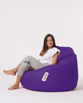 Sėdmaišis Hanah Home Premium XXL 248FRN1171, violetinė sp.