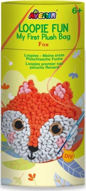 Kūrybinis mezgimo rinkinys Avenir Loopie Fun Fox, balta sp./oranžinė sp.