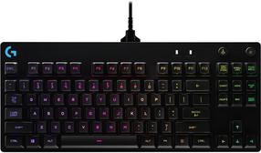 Vadu spēļu tastatūra Logitech G Pro GX Blue, Angļu (INT), melna krās.