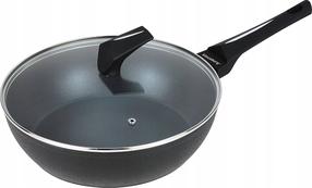 Cepšanas panna ar vāku Klausberg KB 7692, Ø 28 cm, alumīnijs/silikons/rūdītais stikls