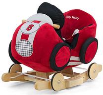 Supamas žaislas Milly Mally Rocking Chair Speedy, mediena, poliesterinis, raudona sp.