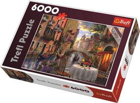 Dėlionė Trefl Romantic Supper 65003, 136 cm x 96 cm, 6000 vnt., įvairių spalvų