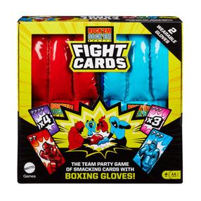 Stalo žaidimas Mattel Games Rock Em Sock Em Robots Fight Cards HTW64, EN
