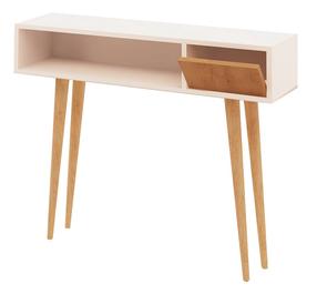 Konsoles galds Kalune Design Kiogi, ozola krās./balts krās., 100 cm x 30 cm x 94 cm