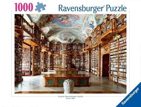 Dėlionė Ravensburger Library At St. Florian Monastery Austria, 50 cm x 70 cm, 1000 vnt., įvairių spalvų