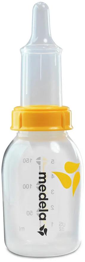 Bērnu pudelīte Medela SpecialNeeds, 150 ml, 0 mēn., caurspīdīga krās./dzeltena krās.