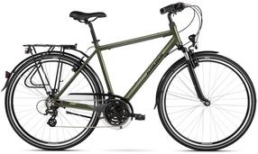 Jalgratas maanteeratas Kross Trans 2.0, 28 ", M raam, must v./khaki v.