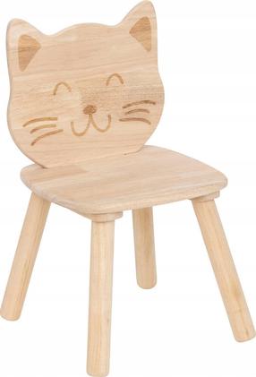 Vaikiška kėdė Atmosphera Cat, šviesiai ruda sp., 28 cm x 50 cm