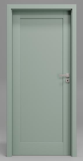 Vidaus durų varčia Domoletti DOMINO, kairinės, žalia sp., 204 x 84.4 x 4 cm