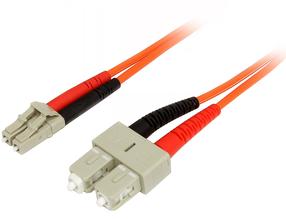 Tinklo kabelis StarTech Fiber Optic 50FIBLCSC1 LC Optic, SC Duplex, 1 m